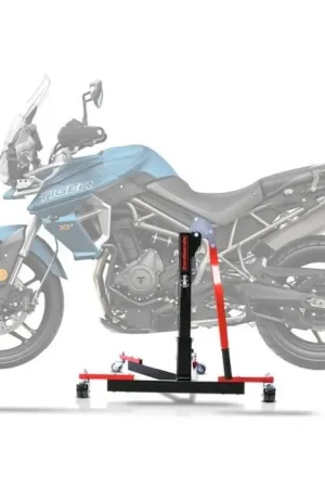 Fabrieksprijs Center Paddock Stand compatibel met Triumph Tiger 800/ XC/ XR 11-19 Lift ConStands Power-Evo rood