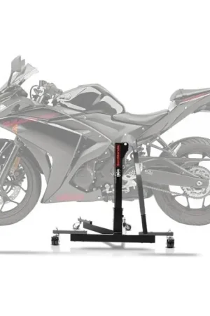 Center Paddock Stand compatibel met Yamaha YZF-R3 15-18 Lift ConStands Power-Evo grauw Limited Edition