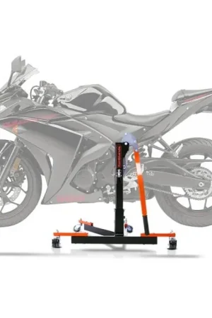 Gereduceerde Prijs Center Paddock Stand compatibel met Yamaha YZF-R3 15-18 Lift ConStands Power-Evo oranje