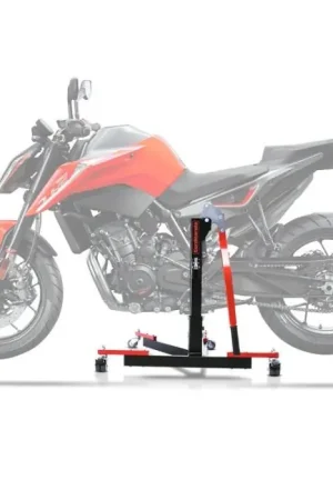 Gereduceerde Prijs Center Paddock Stand compatibel met KTM 790 Duke 18-25 Lift ConStands Power-Evo rood