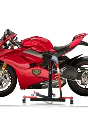 Koopje Center Paddock Stand compatibel met Ducati Panigale V4/ S 18-24 Lift ConStands Power-Evo rood