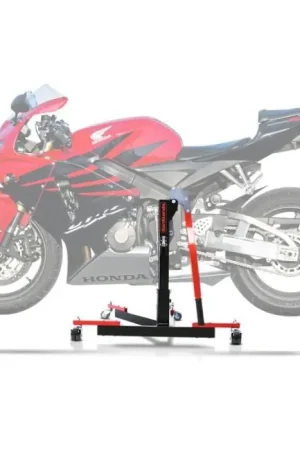 Center Paddock Stand compatibel met Honda CBR 600 RR 03-06 Lift ConStands Power-Evo rood Direct Verzonden