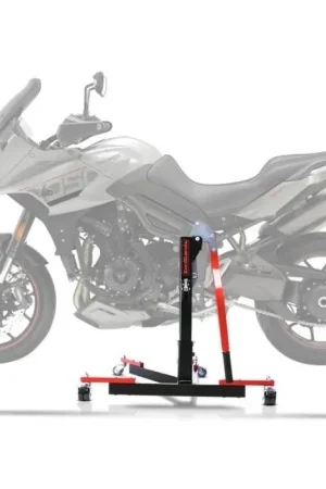 Center Paddock Stand compatibel met Triumph Tiger 1050 07-13 Lift ConStands Power-Evo rood Gereduceerde Prijs