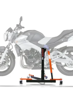 Laatste Kans Center Paddock Stand compatibel met Suzuki GSR 600 06-11 Lift ConStands Power-Evo oranje