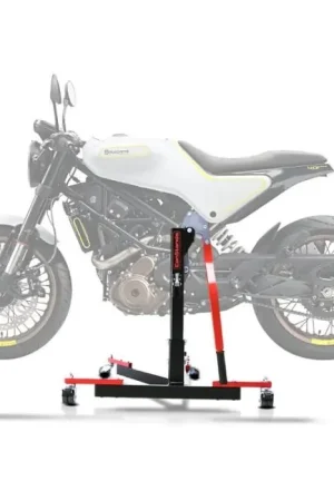 Luxe Center Paddock Stand compatibel met Husqvarna Vitpilen 401 17-25 Lift ConStands Power-Evo rood