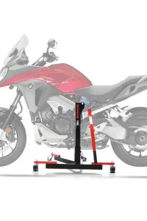 Gereduceerde Prijs Center Paddock Stand compatibel met Honda Crossrunner 11-20 Lift ConStands Power-Evo rood