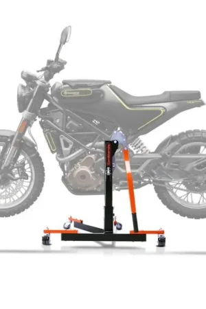 Center Paddock Stand compatibel met Husqvarna Svartpilen 401 17-25 Lift ConStands Power-Evo oranje Favoriet