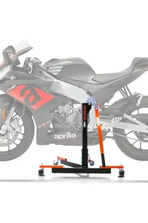Plaats Bestelling Center Paddock Stand compatibel met Aprilia RS4 125/ RS 125 11-25 Lift ConStands Power-Evo oranje