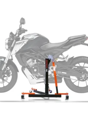 Weekendaanbieding Center Paddock Stand compatibel met Honda CB 125 R 18-25 Lift ConStands Power-Evo oranje