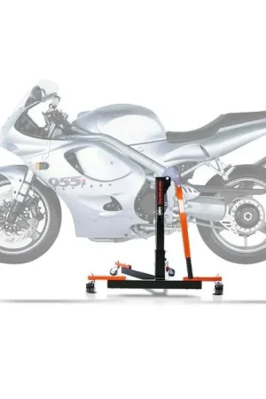 Ambachtelijk Center Paddock Stand compatibel met Triumph Daytona T595 (955i) 97-98 Lift ConStands Power-Evo oranje