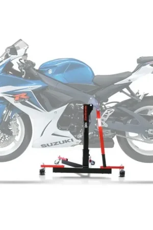 Koopje Center Paddock Stand compatibel met Suzuki GSX-R 600 11-16 Lift ConStands Power-Evo rood