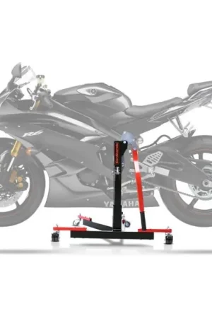 Laatste Kans Center Paddock Stand compatibel met Yamaha YZF-R6 S 06-07 Lift ConStands Power-Evo rood