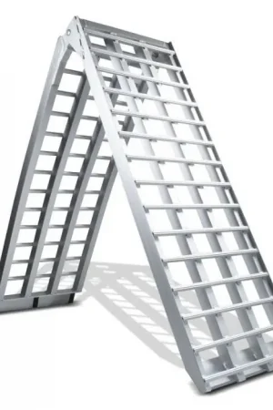 Aanbieding Oprijplaat V geschikt voor custombike zilver CB2836