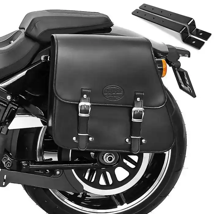 Zadeltas TM + Montageset compatibel met Kawasaki EN 500 Craftride Gereduceerde Prijs