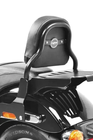 Budget Sissybar CSS Fix passend voor Harley Davidson Sport Glide 18-25 met bagagedrager zwart Craftride
