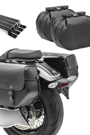 Zadeltassen KY + Montageset geschikt voor custombike Special Craftride CB33423 Geld-Terug-Garantie