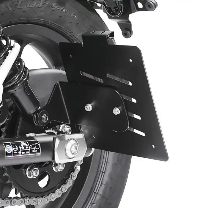 Kentekenplaathouder zijdelings compatibel met Honda Rebel 1100 CMX 21-25 zwart Craftride Beste Prijs