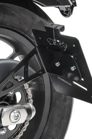 Kentekenplaathouder zijdelings L compatibel met Honda Rebel 1100 CMX 21-25 zwart Craftride Favoriet