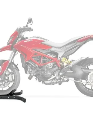 Motor inrijklem compatibel met Ducati Hypermotard 950 Paddockstand Voorwiel ConStands Easy-Plus zwart Must-Have