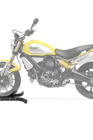 Bestel Nu Motor inrijklem compatibel met Ducati Scrambler 1100 Paddockstand Voorwiel ConStands Easy-Plus zwart