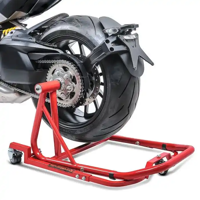 Paddock Stand Achter compatibel met KTM 1290 Super Duke GT 16-24 Moto Mover ConStands Single Mover Single Rood Direct Beschikbaar
