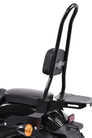 Sissybar CSXL Fix passend voor Harley Davidson Sportster Seventy-Two 13-16 met bagagedrager zwart Craftride Nieuwe Collectie