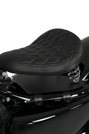 Koopje Solo Veerzadel met Montageplaat vor Custom Bikes Craftride SG11 zwart