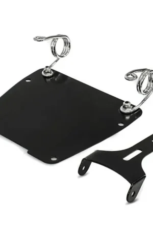 Beste Prijs Solo Bobber Zadel Conversie Kit geschikt compatibel met chopper / custombikes 96-17 met Haarspeld Veren Craftride