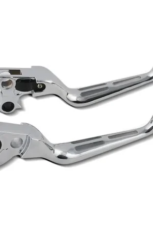 Goedkoop Remhendel en koppelingshendel Set Stripe passend voor Harley Davidson Softail Springer 96-04 chroom Craftride