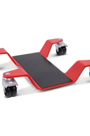 Plaats Bestelling Motor Mover voor 400 kg compatibel met Moto Guzzi V85 TT rood