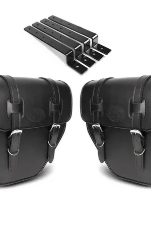 Laatste Versie Set 2x Zadeltas + houder geschikt voor custombike Craftride TXP CB35737