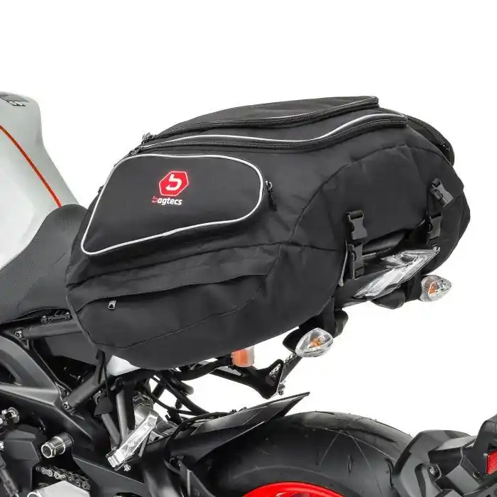 Achtertas compatibel met Kawasaki Versys-X 300 / Vulcan S buddyseat tas Bagtecs X50 Beperkt Aanbod