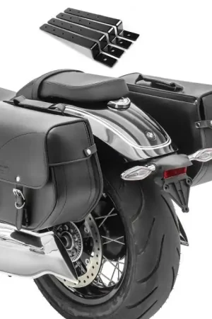 Motorfiets Zadeltassen Craftride Oregon Paar 15Ltr elk incl. Metalen plaat en montage kit Lage Prijs