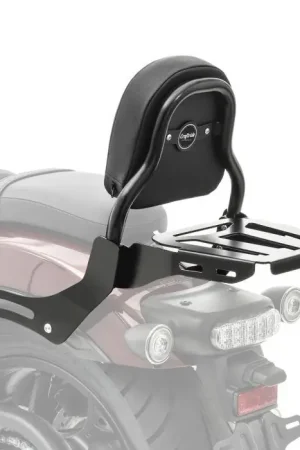Sissybar XS3 compatibel met Honda Rebel 1100 CMX 21-25 met bagagedrager zwart Craftride Snelle Levering
