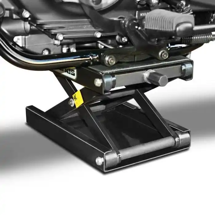 Korting Motorlift geschikt voor custombike Hefbrug ConStands Mid-lift M met crank in zwart CB10542