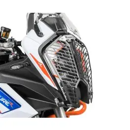 Hoge Kwaliteit Headlight protector with quick release fasteners, for KTM 1290 Super Adventure S/R (2021-) *OFFROAD USE ONLY*