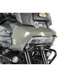 Headlight protector Makrolon with quick release fastener for Harley-Davidson RA1250 Pan America "OFFROAD USE ONLY" Trendy