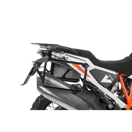 Gereduceerde Prijs Stainless steel pannier rack black for KTM 1290 Super Adventure S/R (2021-)