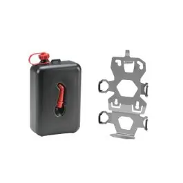 Seizoensaanbieding ZEGA Evo accessory holder set canister holder with oil canister Touratech 2 litres
