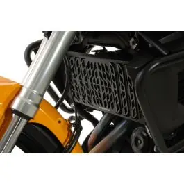 Authentiek Radiator guard for Kawasaki Versys 650 (2012-2014), aluminum, black