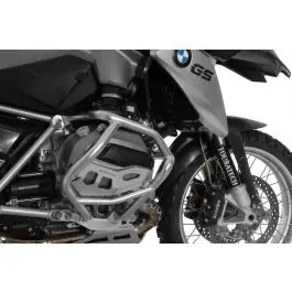 Veilige Betaling Cylinder protector, natural aluminium for BMW R1200GS from 2013/ BMW R1200RT from 2014/BMW R1200R from 2015/ BMW R1200RS