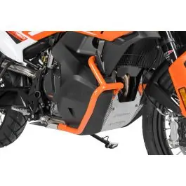 Exclusieve Aanbieding Tank crash bar stainless steel, orange for KTM 890 Adventure/ 890 Adventure R/ 790 Adventure/ 790 Adventure R (-2022)