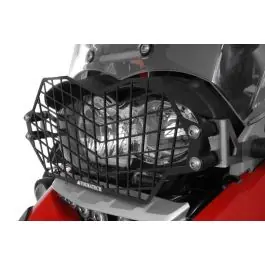 Modern Stainless steel black headlight protector with quick release fastener for BMW R1200GS up to 2012/ R1200GS Adventure up to 2013 *OFFROAD USE ONLY*