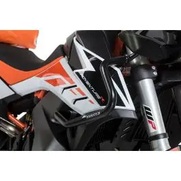 Stainless steel fairing crash bar, black for KTM 890 Adventure (-2022)/ 890 Adventure R (-2022)/ 790 Adventure/790 Adventure R (-2022) Handgemaakt
