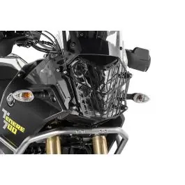Seizoensaanbieding Headlamp guard black with quick release fastener for Yamaha Ténéré 700 (-2024) *OFFROAD USE ONLY*