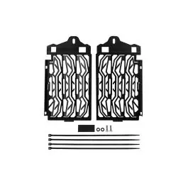 Populair Stainless steel radiator protector, black, BMW R1250GS/ R1250GS Adventure