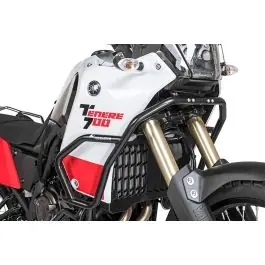 Stainless steel fairing crash bar, black Yamaha Ténéré 700 (-2024) Exclusieve Aanbieding