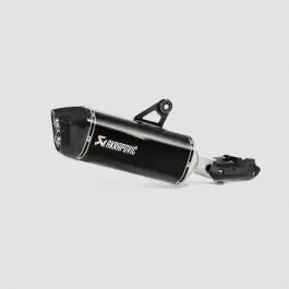 Exhaust Akrapovic slip-on, Titan, black for BMW R1250GS / R1250GS Adventure from 2019 Gereduceerde Prijs