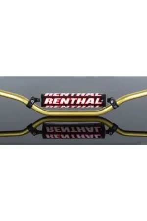 Renthal Stuur 22mm 809 RC High Goud met Stuurrol 809-01-GO-01-185 Wereldwijde Verzending