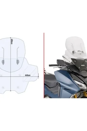 GIVI Verstelbaar windscherm Honda Forza 750 Aanbieding